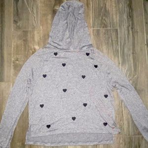 PINK Long Sleeve Hooded Top